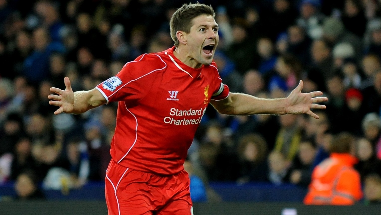 Steven Gerrad_FC Liverpool_radosť